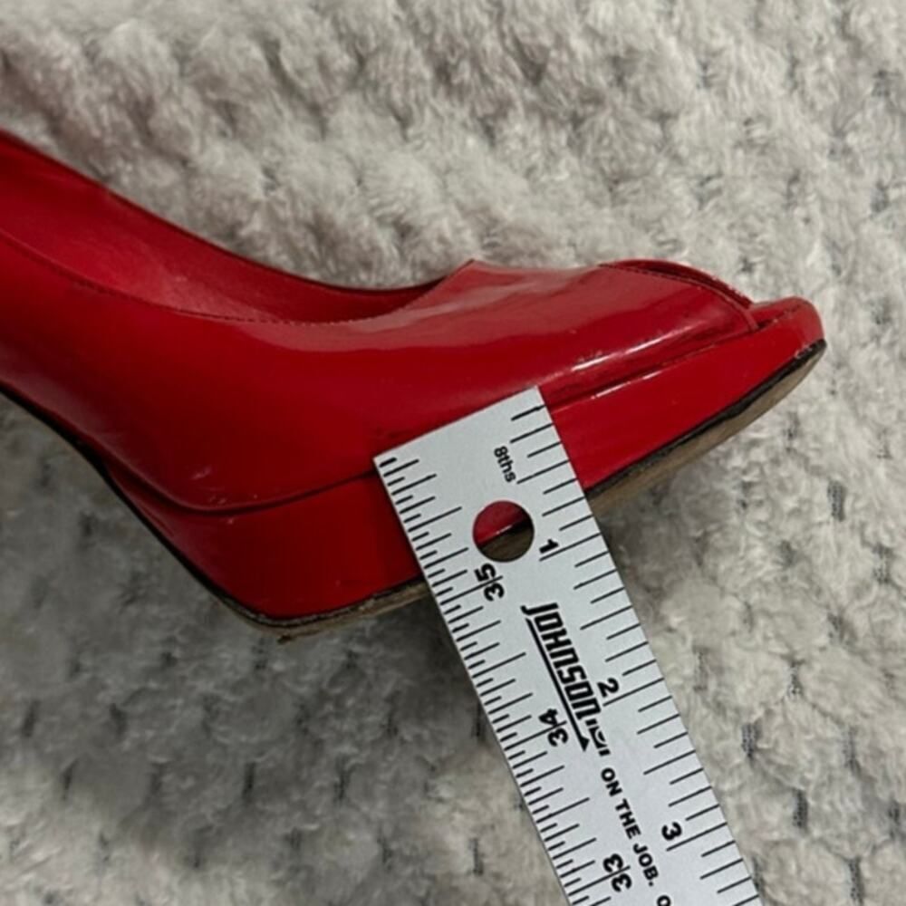 Christian Dior High Stiletto Heels Women's 37 Red Patent Leather Pumps Miss Dior - Picture 15 of 16